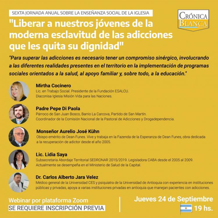 Actividad de Crónica Blanca Argentina sobre adicciones Actividad de Crónica Blanca Argentina sobre adicciones