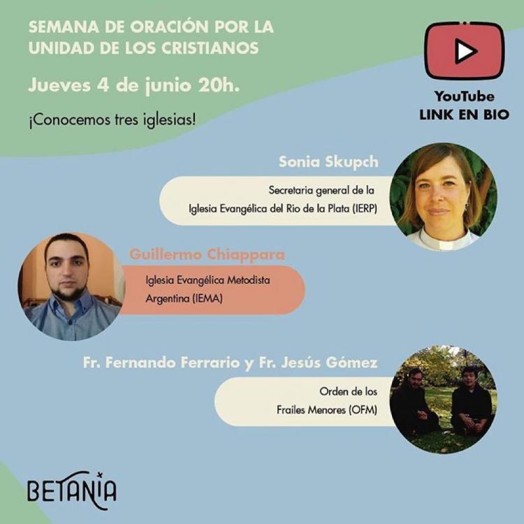 Actividades del grupo Betania para la Semana de Oración por la Unidad de los Cristianos Actividades del grupo Betania para la Semana de Oración por la Unidad de los Cristianos