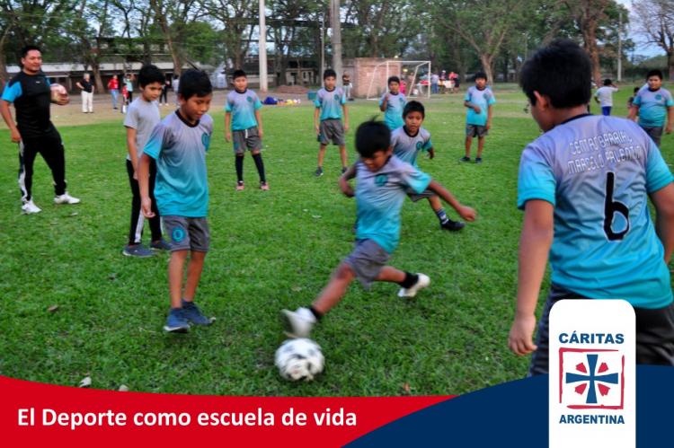 Cáritas presentó el documento "El deporte como lugar de encuentro" Cáritas presentó el documento "El deporte como lugar de encuentro"