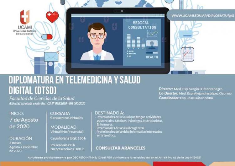 Comienza la Diplomatura en Telemedicina y Salud Digital Comienza la Diplomatura en Telemedicina y Salud Digital