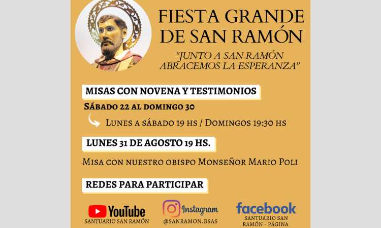 Comienza la novena patronal en la comunidad de San Ramón Nonato Comienza la novena patronal en la comunidad de San Ramón Nonato