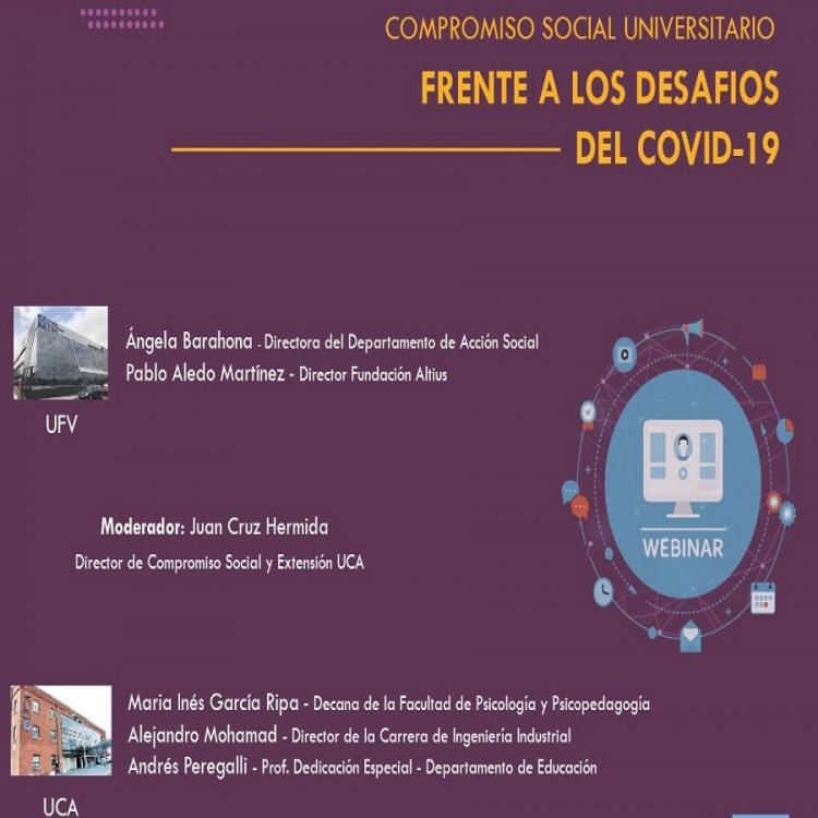 Compromiso social universitario frente a los desafíos del Covid-19 Compromiso social universitario frente a los desafíos del Covid-19