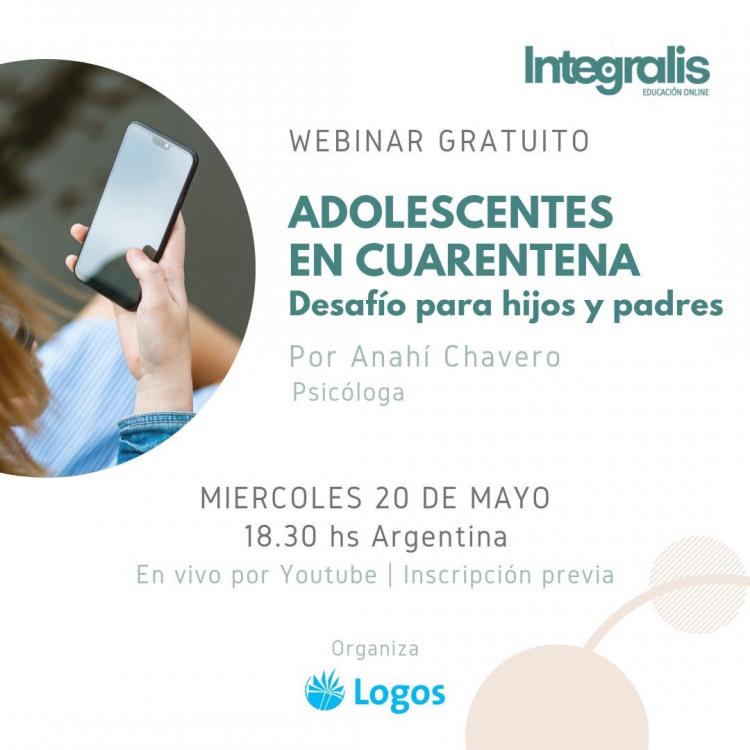 Curso online: "Adolescentes en cuarentena. Desafío para hijos y padres" Curso online: "Adolescentes en cuarentena. Desafío para hijos y padres"