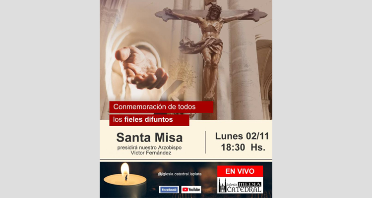 El arzobispo de La Plata preside la misa por los fieles difuntos El arzobispo de La Plata preside la misa por los fieles difuntos