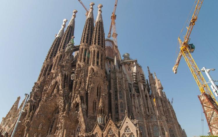 La pandemia retrasó las obras de la Sagrada Familia La pandemia retrasó las obras de la Sagrada Familia
