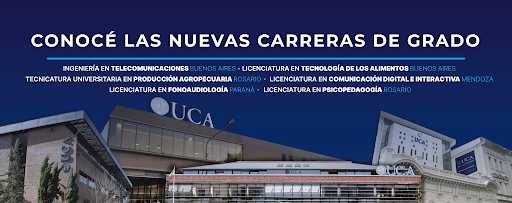 La UCA ofrece nuevas carreras de grado para 2021 La UCA ofrece nuevas carreras de grado para 2021
