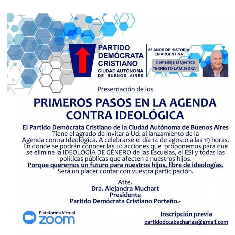 Lanzan una campaña contra la ideología de género Lanzan una campaña contra la ideología de género
