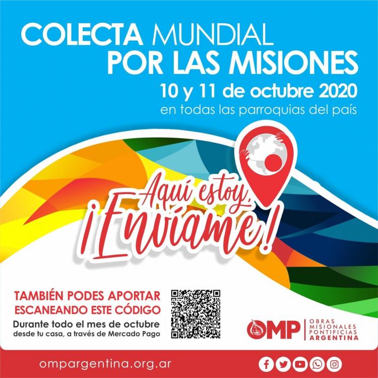 OMP: Este fin de Semana es la Colecta Mundial por las Misiones OMP: Este fin de Semana es la Colecta Mundial por las Misiones