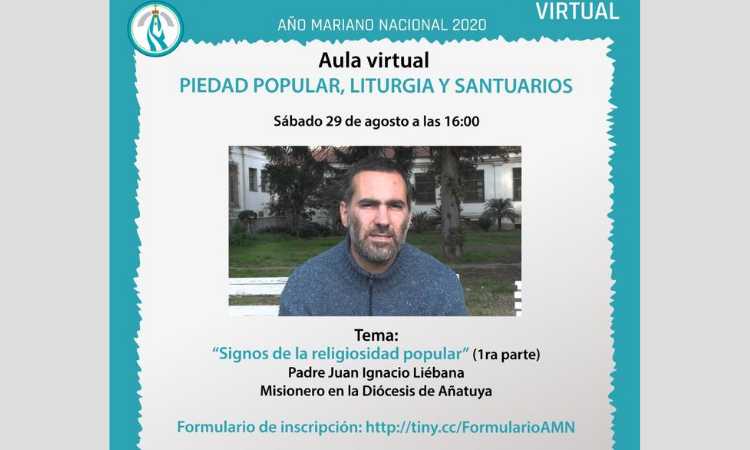 Piedad popular y discípulos misioneros: Las aulas virtuales de este sábado en el 4CMN Piedad popular y discípulos misioneros: Las aulas virtuales de este sábado en el 4CMN