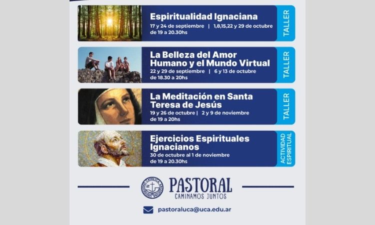 Propuestas del Instituto de Espiritualidad y Acción Pastoral de la UCA Propuestas del Instituto de Espiritualidad y Acción Pastoral de la UCA