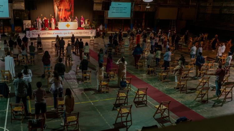 San Isidro agradeció a Mons. Fassi y lo "envió" a San Martín San Isidro agradeció a Mons. Fassi y lo "envió" a San Martín