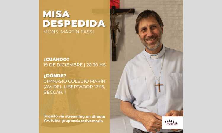San Isidro despide a Mons. Martín Fassi San Isidro despide a Mons. Martín Fassi