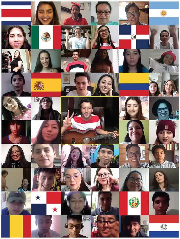 Sebastián Yatra participó junto a 150 jóvenes de un ciberencuentro de Scholas Occurrentes Sebastián Yatra participó junto a 150 jóvenes de un ciberencuentro de Scholas Occurrentes