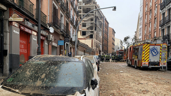 Cercanía del Papa tras la explosión de un edificio parroquial en Madrid Cercanía del Papa tras la explosión de un edificio parroquial en Madrid