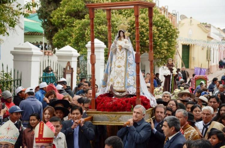 Con actividades virtuales, Humahuaca honra a la Virgen de la Candelaria Con actividades virtuales, Humahuaca honra a la Virgen de la Candelaria