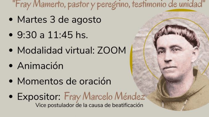 Encuentro Nacional de Sacerdotes: "Fray Mamerto, pastor y peregrino, testimonio de unidad" Encuentro Nacional de Sacerdotes: "Fray Mamerto, pastor y peregrino, testimonio de unidad"