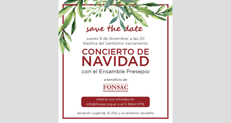 Concierto de Navidad en la basílica del Santísimo Sacramento Concierto de Navidad en la basílica del Santísimo Sacramento