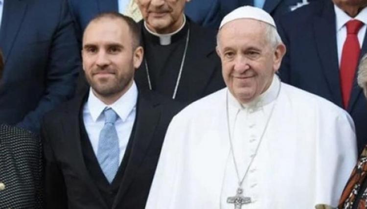 El papa Francisco recibió al ministro Martín Guzmán en el Vaticano El papa Francisco recibió al ministro Martín Guzmán en el Vaticano