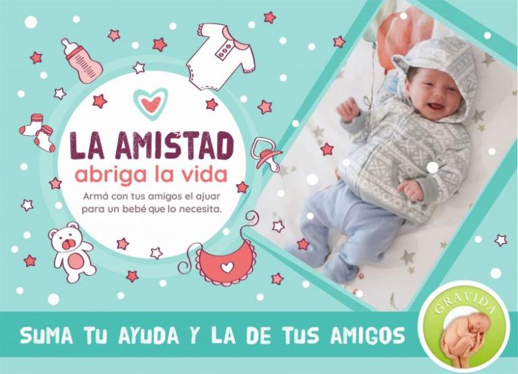 En invierno, Grávida se pone en campaña para abrigar la vida En invierno, Grávida se pone en campaña para abrigar la vida