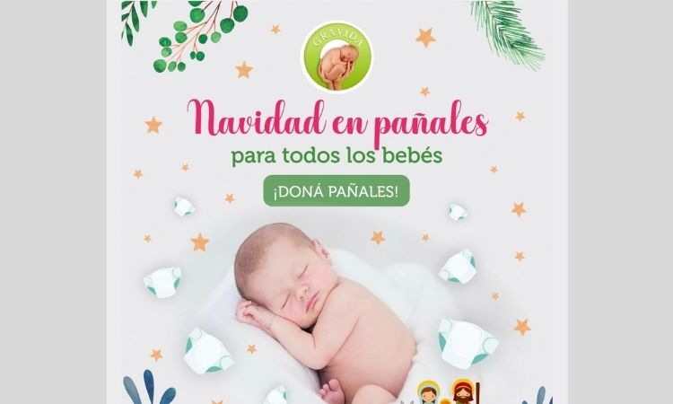 Grávida presentó la campaña "Navidad en pañales" Grávida presentó la campaña "Navidad en pañales"