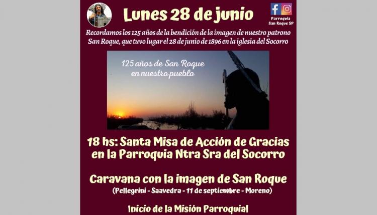 La comunidad de San Roque celebra 125 años en la diócesis de San Nicolás La comunidad de San Roque celebra 125 años en la diócesis de San Nicolás