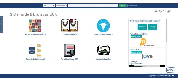 La UCA destaca el funcionamiento de su Biblioteca durante la virtualidad La UCA destaca el funcionamiento de su Biblioteca durante la virtualidad