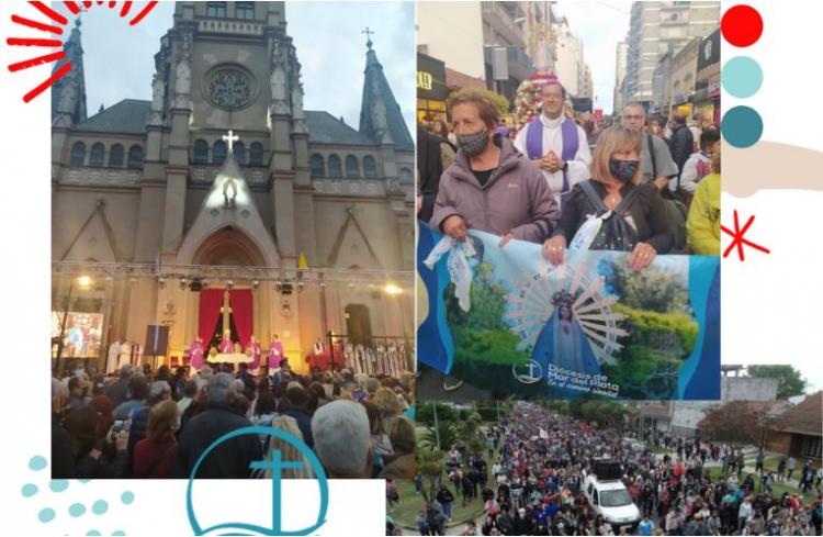 Marcha de la Esperanza: Los marplatenses honraron a María Marcha de la Esperanza: Los marplatenses honraron a María