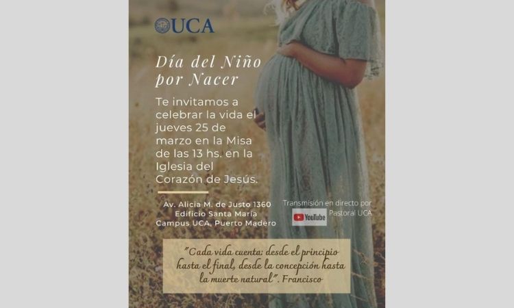 Misa en la UCA por el Día del Niño por Nacer Misa en la UCA por el Día del Niño por Nacer