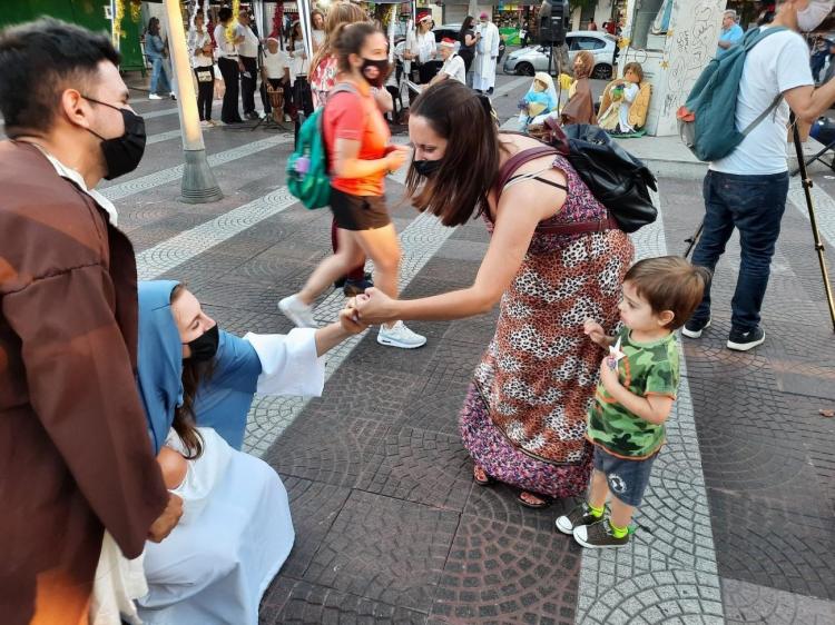 Misión de Navidad en el barrio porteño de Caballito Misión de Navidad en el barrio porteño de Caballito