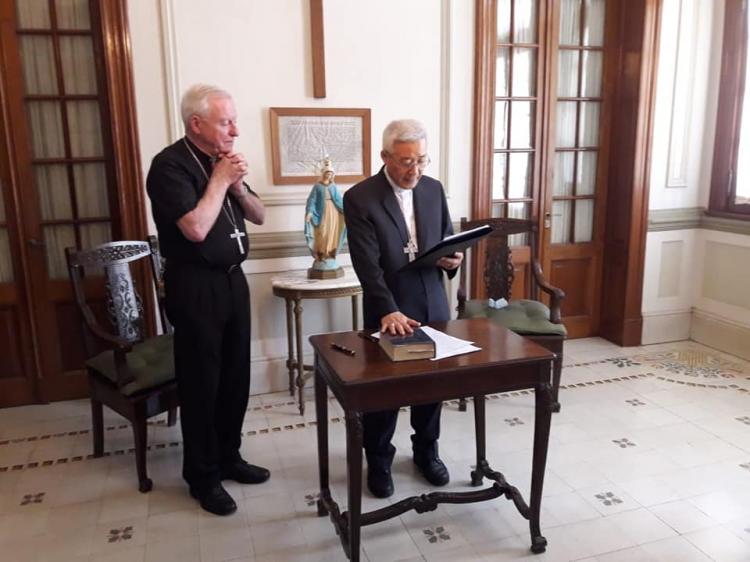 Mons. Moon asumió como obispo coadjutor de Venado Tuerto Mons. Moon asumió como obispo coadjutor de Venado Tuerto