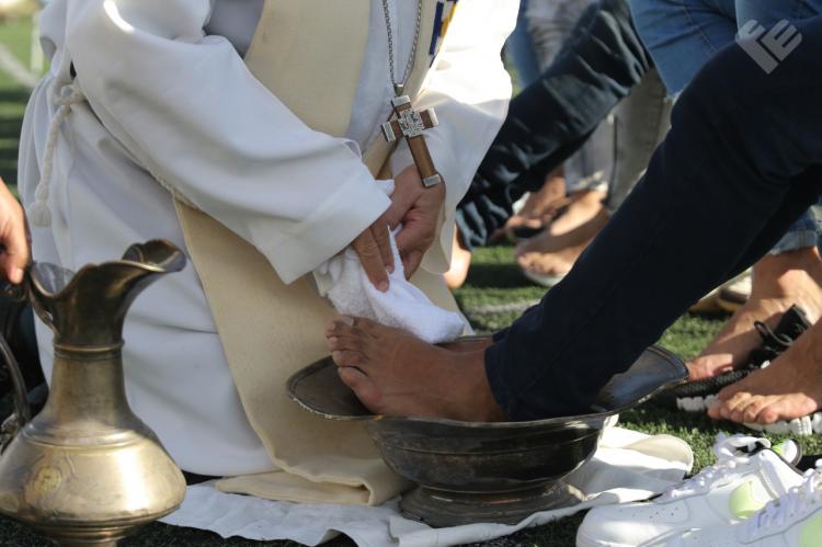 Mons. Ojea visitó la cárcel y animó a "ponerse al servicio" de los demás Mons. Ojea visitó la cárcel y animó a "ponerse al servicio" de los demás