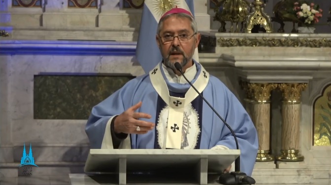 Mons. Scheinig animó a ser "presencia cristiana" en este tiempo Mons. Scheinig animó a ser "presencia cristiana" en este tiempo