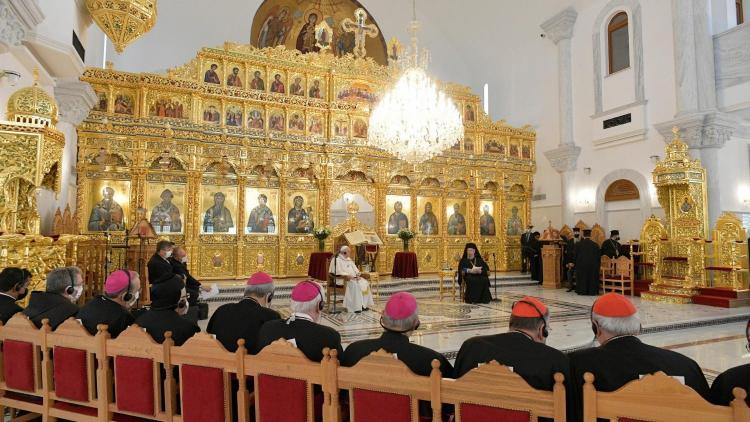 "No nos resignemos a las divisiones del pasado", pidió Francisco a los ortodoxos "No nos resignemos a las divisiones del pasado", pidió Francisco a los ortodoxos