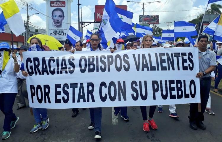 Obispos nicaragüenses advierten sobre "violencia institucionalizada" Obispos nicaragüenses advierten sobre "violencia institucionalizada"
