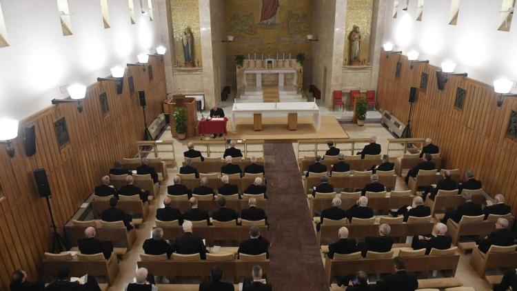 Por la pandemia suspenden el retiro de Cuaresma del Papa y la Curia Romana Por la pandemia suspenden el retiro de Cuaresma del Papa y la Curia Romana