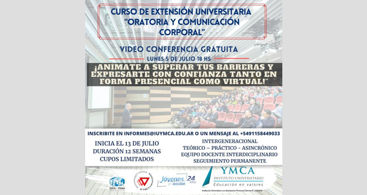 Presentan el Curso de Oratoria y Comunicación Corporal Presentan el Curso de Oratoria y Comunicación Corporal
