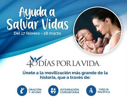 Reconquista se une a la iniciativa 40 Días por la Vida Reconquista se une a la iniciativa 40 Días por la Vida