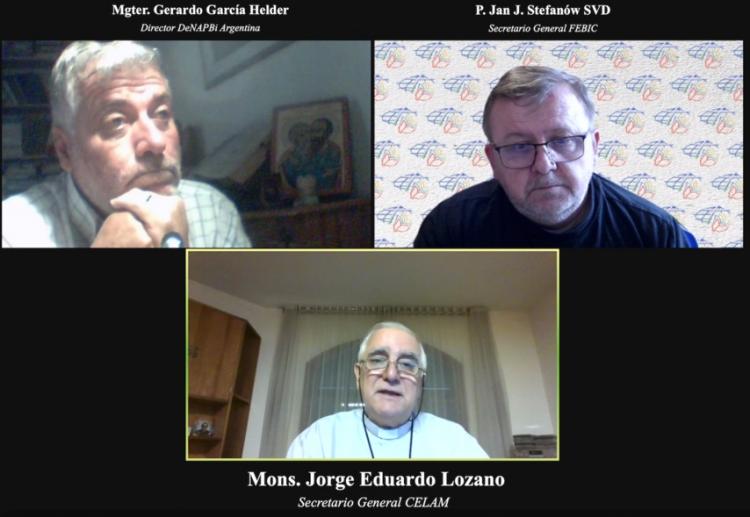 Se llevó a cabo un encuentro virtual entre la Febic y el Celam Se llevó a cabo un encuentro virtual entre la Febic y el Celam