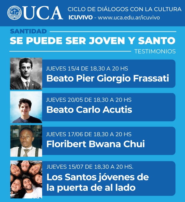 UCA: El ciclo sobre santidad, especialmente orientado a jóvenes UCA: El ciclo sobre santidad, especialmente orientado a jóvenes