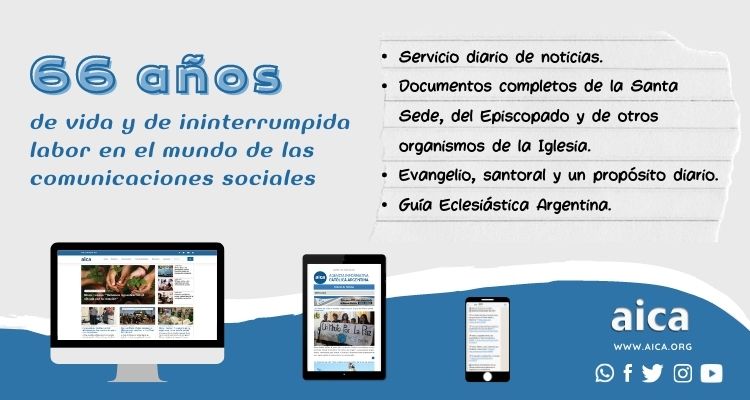 AICA celebra hoy 66 años al servicio de la Iglesia y de la Buena Noticia AICA celebra hoy 66 años al servicio de la Iglesia y de la Buena Noticia