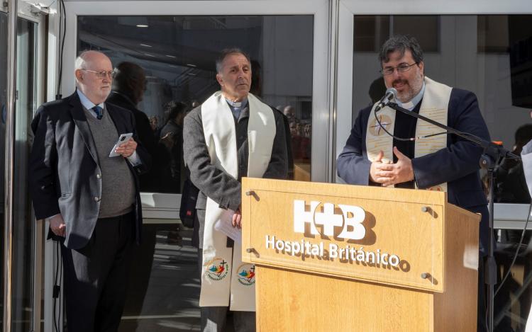 Bendición ecuménica de las nuevas instalaciones de la UCA y el Hospital Británico