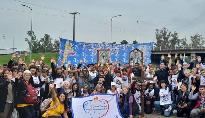 Caminata mariana de Cáritas: desde Luján hacia todo el país Caminata mariana de Cáritas: desde Luján hacia todo el país