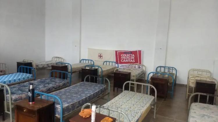 Cáritas Paraná habilitó una sede para alojar personas en situación de calle