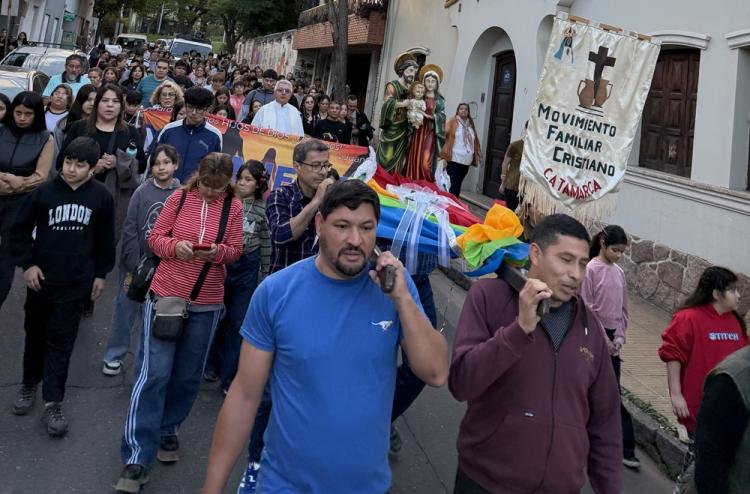 Catamarca: las familias celebraron su Jubileo peregrinando 