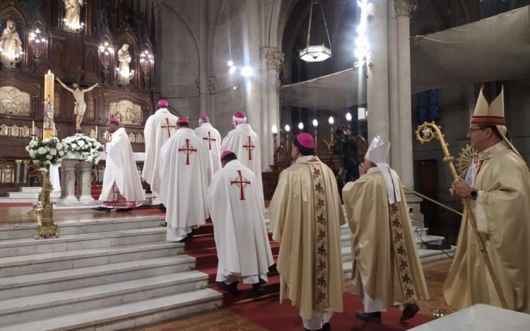 Catorce obispos de todo el mundo, en la apertura de la plenaria de la FEBIC Catorce obispos de todo el mundo, en la apertura de la plenaria de la FEBIC