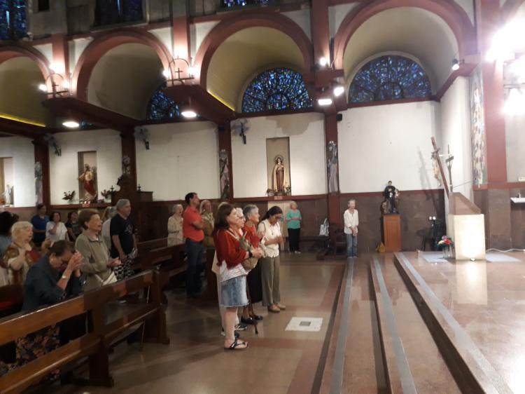 Celebraron los 90 años de Marta Cánepa, virgen consagrada Celebraron los 90 años de Marta Cánepa, virgen consagrada