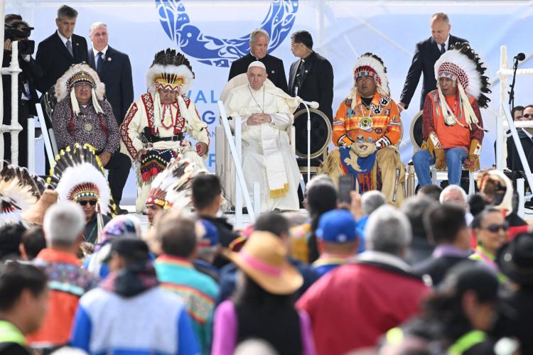 Cercanía y reconciliación: Mensaje del Papa en su encuentro con las Primeras Naciones Cercanía y reconciliación: Mensaje del Papa en su encuentro con las Primeras Naciones