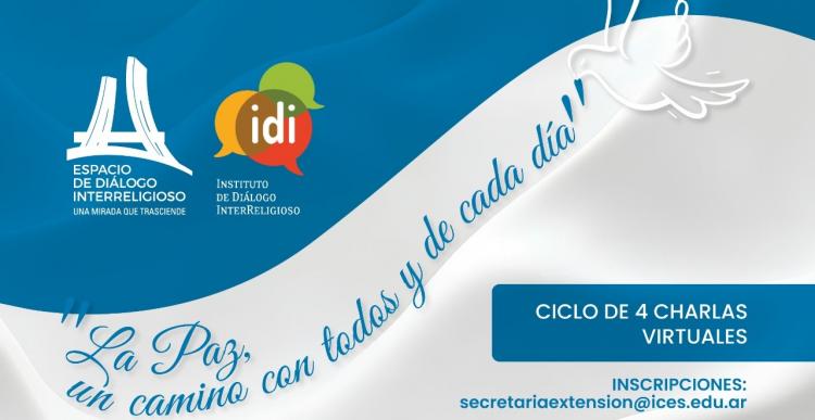 Diálogo interreligioso: ciclo de cuatro charlas virtuales sobre la paz
