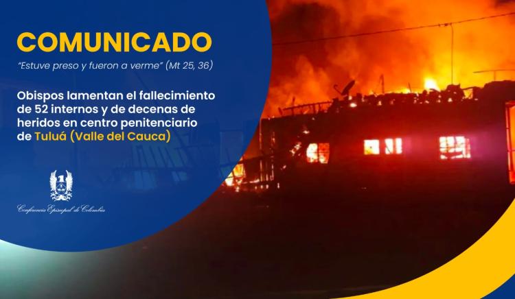 Colombia: Obispos lamentan tragedia en centro penitenciario de Tuluá Colombia: Obispos lamentan tragedia en centro penitenciario de Tuluá