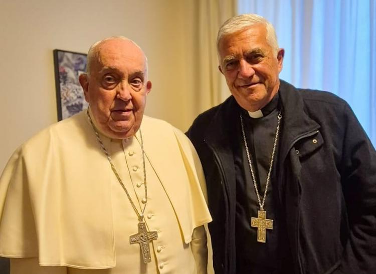 Cómo fue el encuentro de Mons. Uriona con el Papa Francisco Cómo fue el encuentro de Mons. Uriona con el Papa Francisco